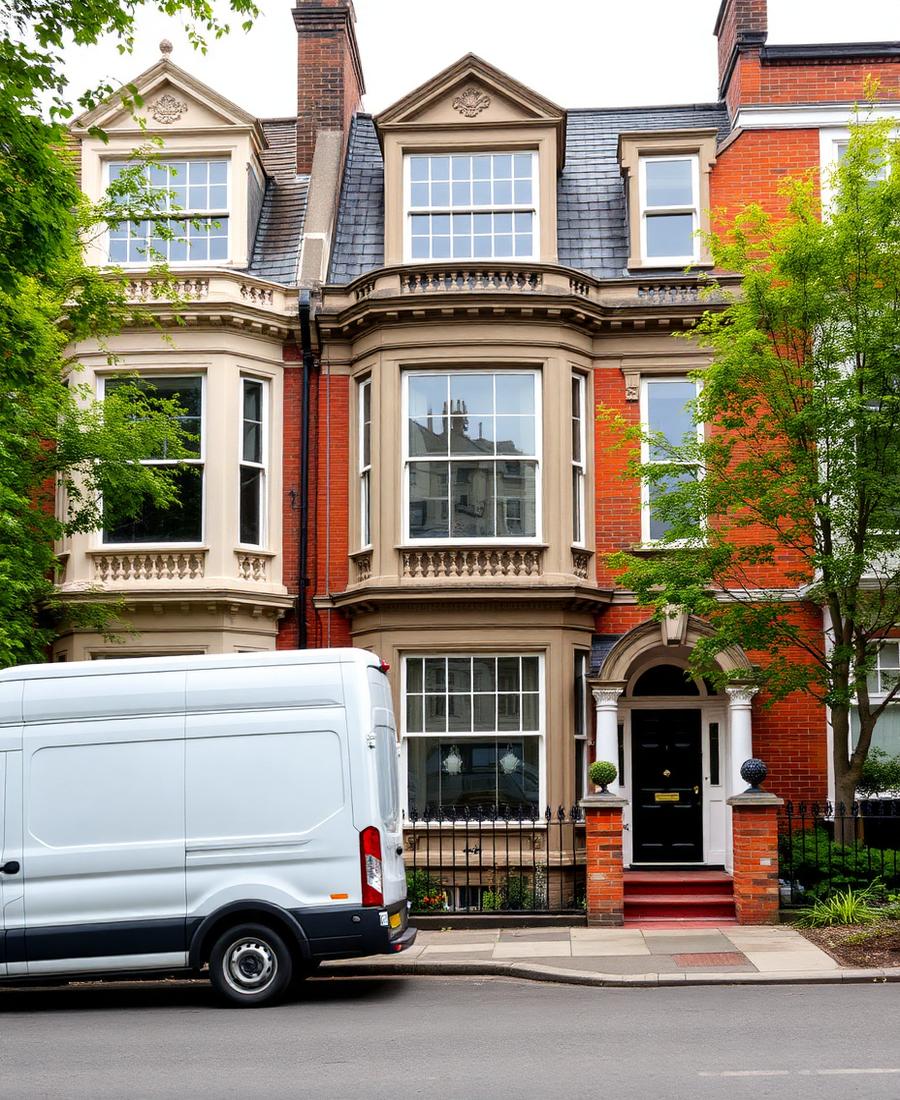 Victorian Birmingham townhouse move